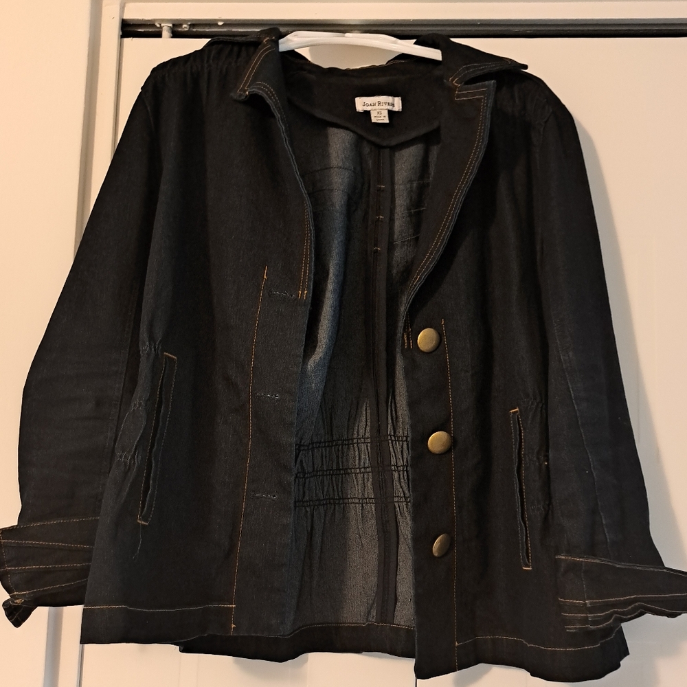 Joan Rivers Denim Jacket - Picture 2 of 2